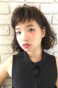 ヘアカタログ　ボブ　横浜元町美容室　アゴラルルディ　バッサリカット